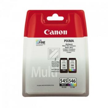 Canon Tintenpatrone cyan/magenta/gelb, schwarz (8287B006, CL-546, PG-545)